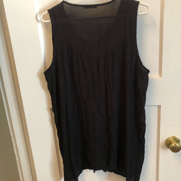 Ricki's xxl Black Pleated Blouse with Embellished Details- perfect for work - Picture 7 of 7